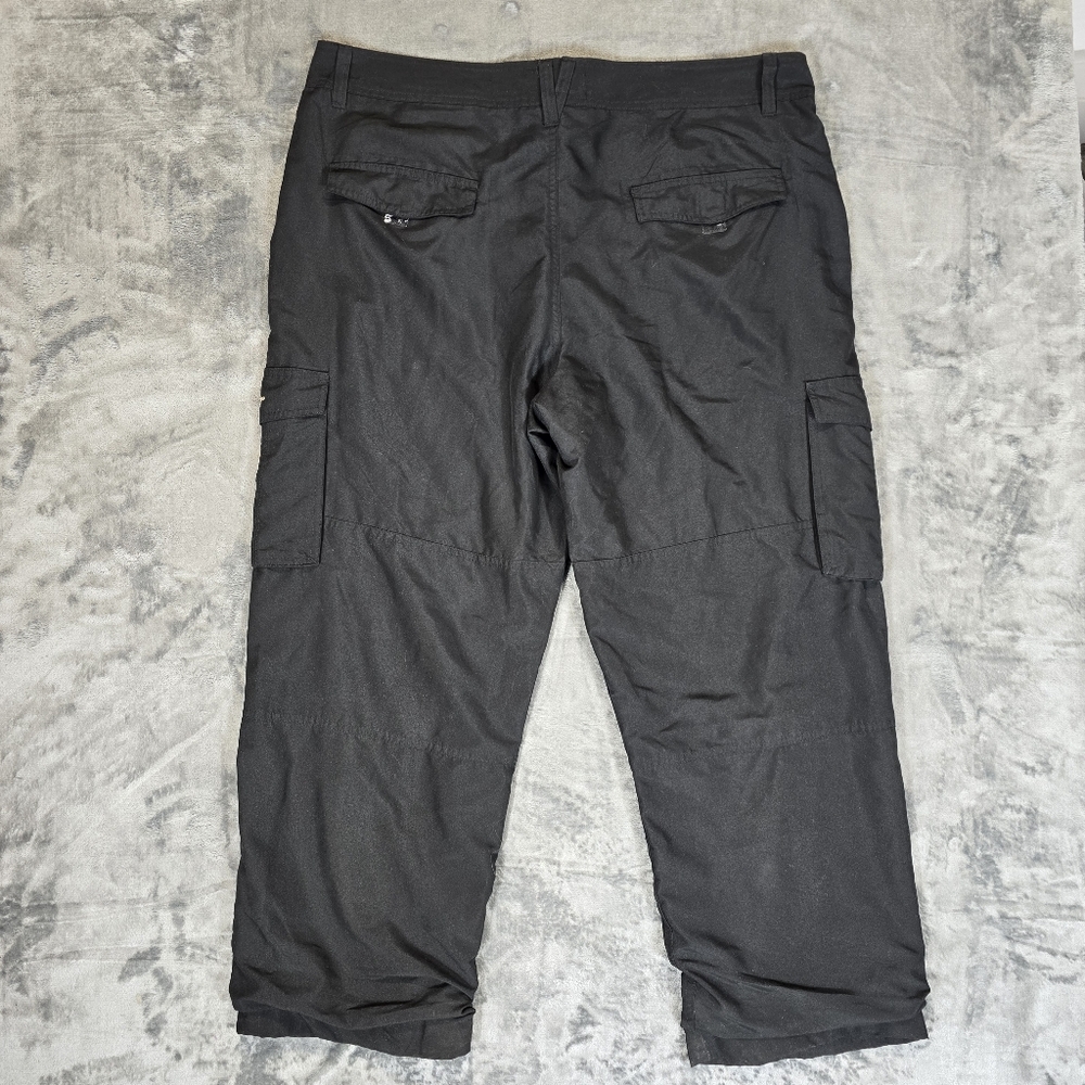 Realtree Black Cargo Pants Camo Camouflage Accents Size XL - Picture 7 of 7